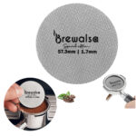 Brewalsa 57.3mm Stainless Steel Puck Screen 150um Mesh, 1.7mm for Lelit Anita Espresso Machines