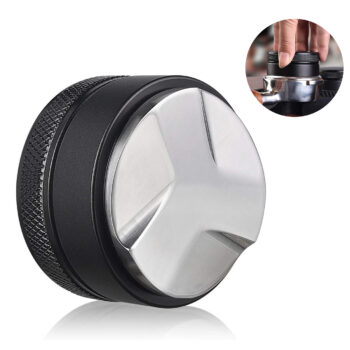 Brewalsa 57.5mm Stainless Steel Coffee Distributor & Tamper Fits Lelit Anita & 57mm Portafilters