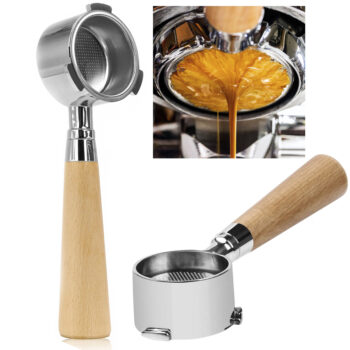 Brewalsa 58mm Bottomless 3-Ears Portafilter Compatible with Hibrew, Calphalon & More