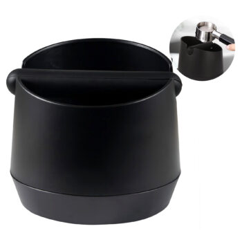 Brewalsa 6-Inch Espresso Knock Box Large Coffee Knock Bin for Home & Caf? Use