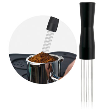 Coffee Needle Espresso Coffee Stirrer Aluminum Handle with Stainless Steel Needle for Perfect Espresso