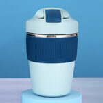 Travel Mug 350ml Blue Keeps Drinks Hot or Cold for 3 Hours - Perfect for Coffee, Cappuccino