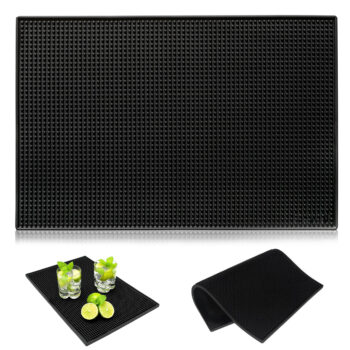 Rubber Spill Mat 45x30cm Non-Slip Mat for Bars, Kitchens, Coffee Stations, and Restaurants