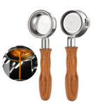 58mm Portafilter E61 Series 2 Ears - 2Cups Basket Included for Expobar, Rocket, Faema, Wega & More