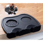 Coffee Tamping Mat for Espresso Universal Fit Silicone Non-Slip Mat 51mm; 53mm; and 58mm Portafilters
