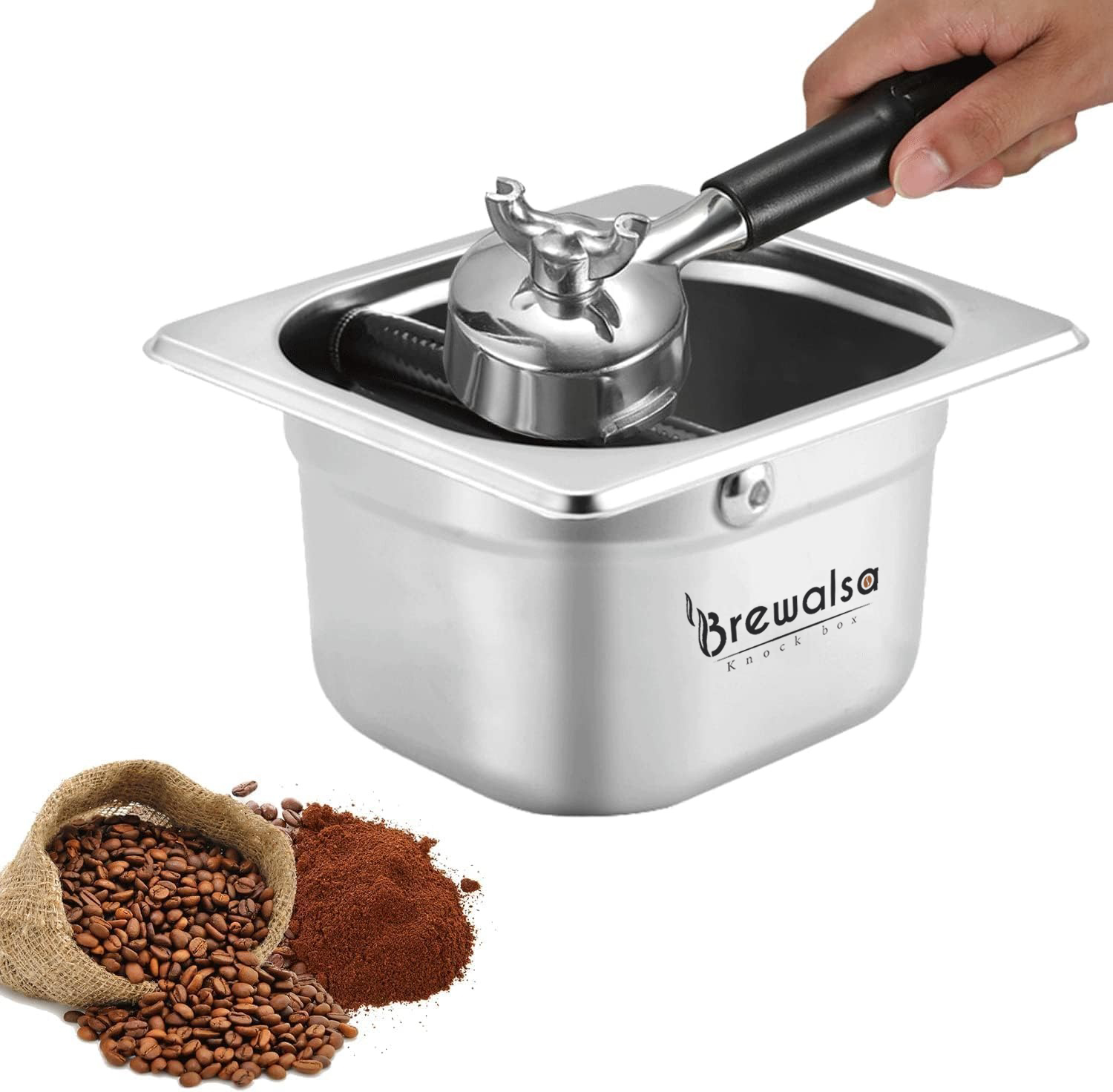 01 Stainless steel Knock box brewalsa