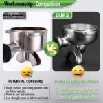 01 e61 double spout portafilter