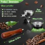 01 e61 double spout portafilter