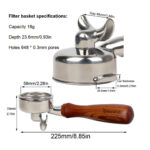 01 e61 double spout portafilter